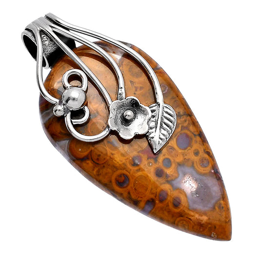 Natural Red Palm Root Agate Pendant P-1581 SDP146009