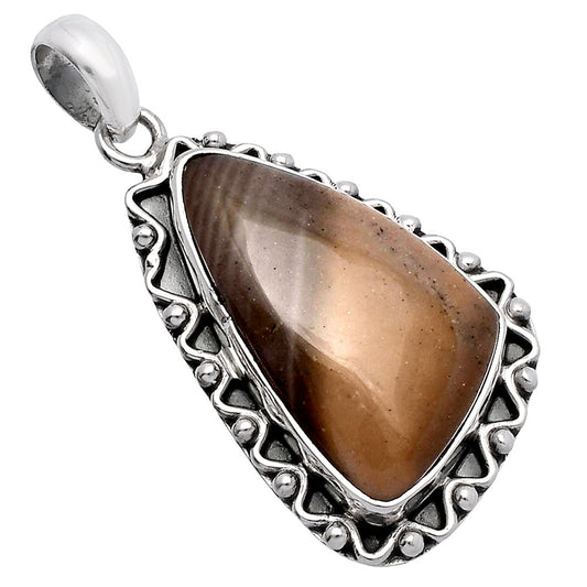 Natural Flint Stone Pendant P-1514 SDP146080