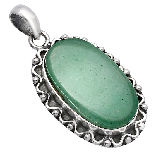 Natural Green Aventurine Pendant P-1514 SDP146093