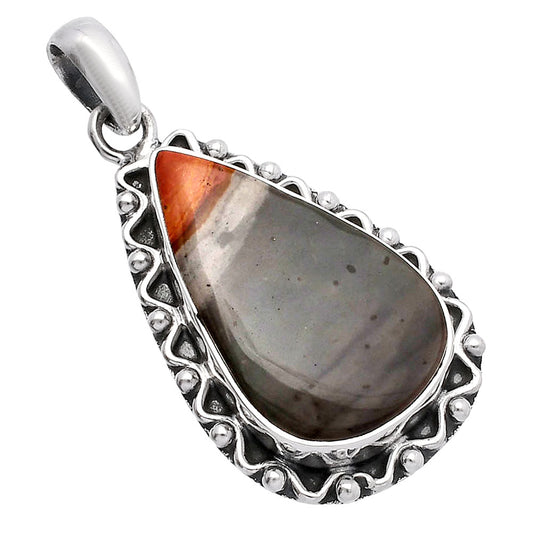 Natural Polygram Jasper Pendant P-1514 SDP146115