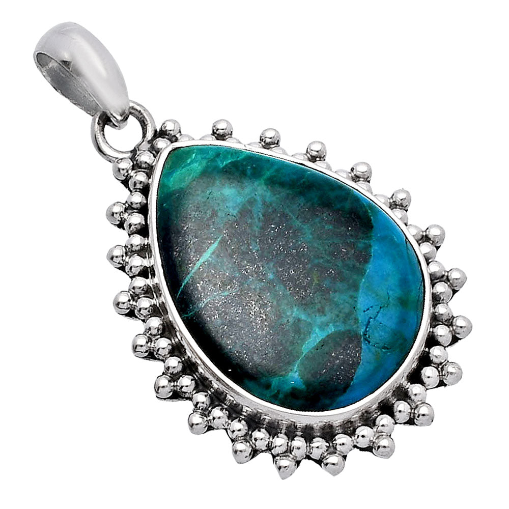 Natural Azurite Chrysocolla Pendant P-1066 SDP146148