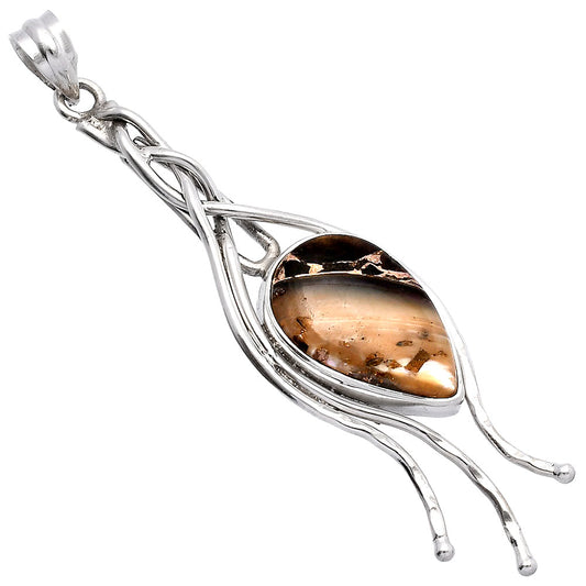 Natural Copper Abalone Shell Pendant P-1728 SDP146226