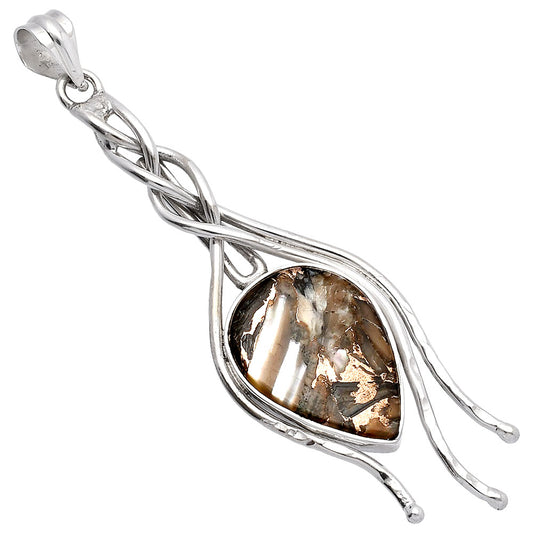 Natural Copper Abalone Shell Pendant P-1728 SDP146239
