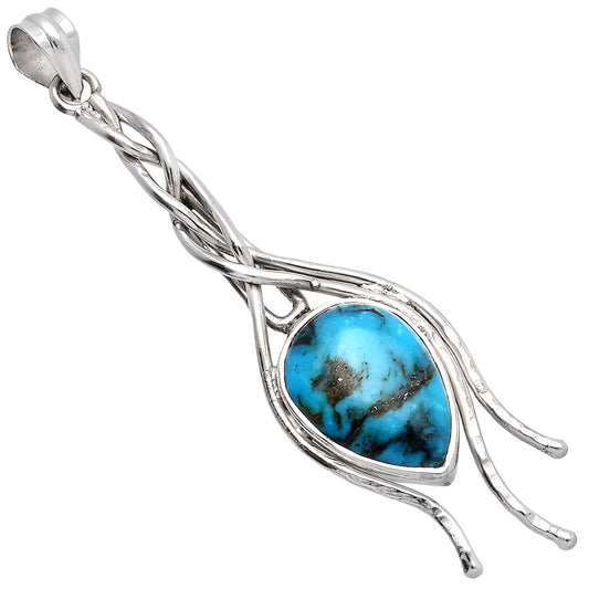 Natural Turquoise Morenci Mine Pendant P-1728 SDP146252