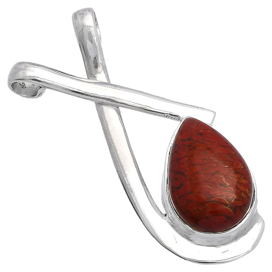 Natural Red Moss Agate Pendant P-1596 SDP146586