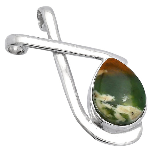 Natural Chrome Chalcedony Pendant P-1596 SDP146588