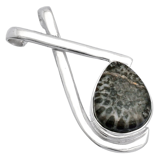 Natural Stingray Coral Pendant P-1596 SDP146599