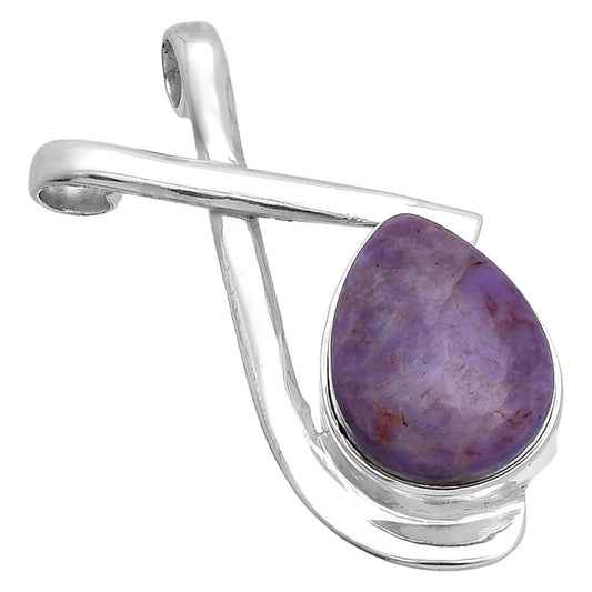 Natural Lavender Jade Pendant P-1596 SDP146611