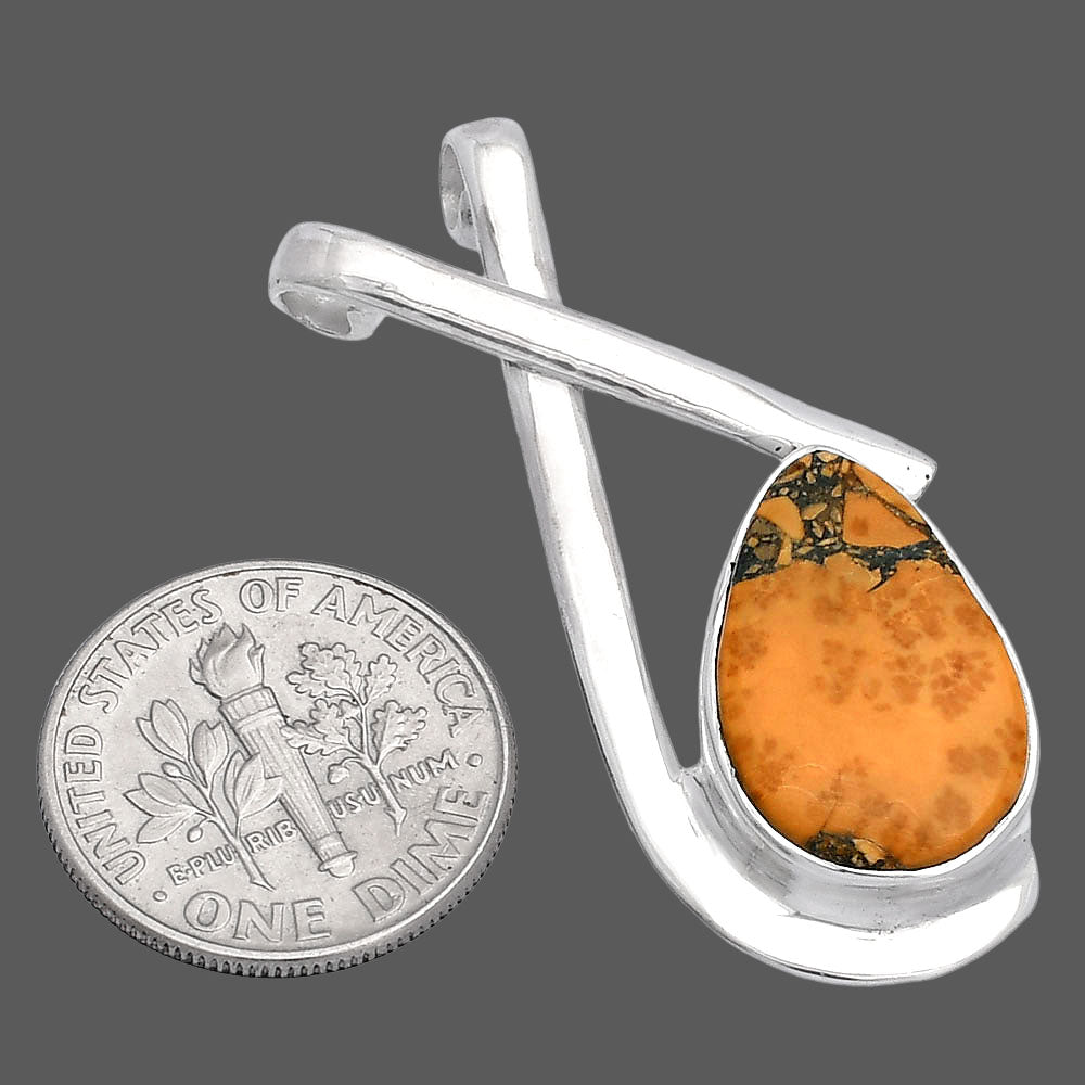 Natural Maligano Jasper - Indonesia Pendant P-1596 SDP146615