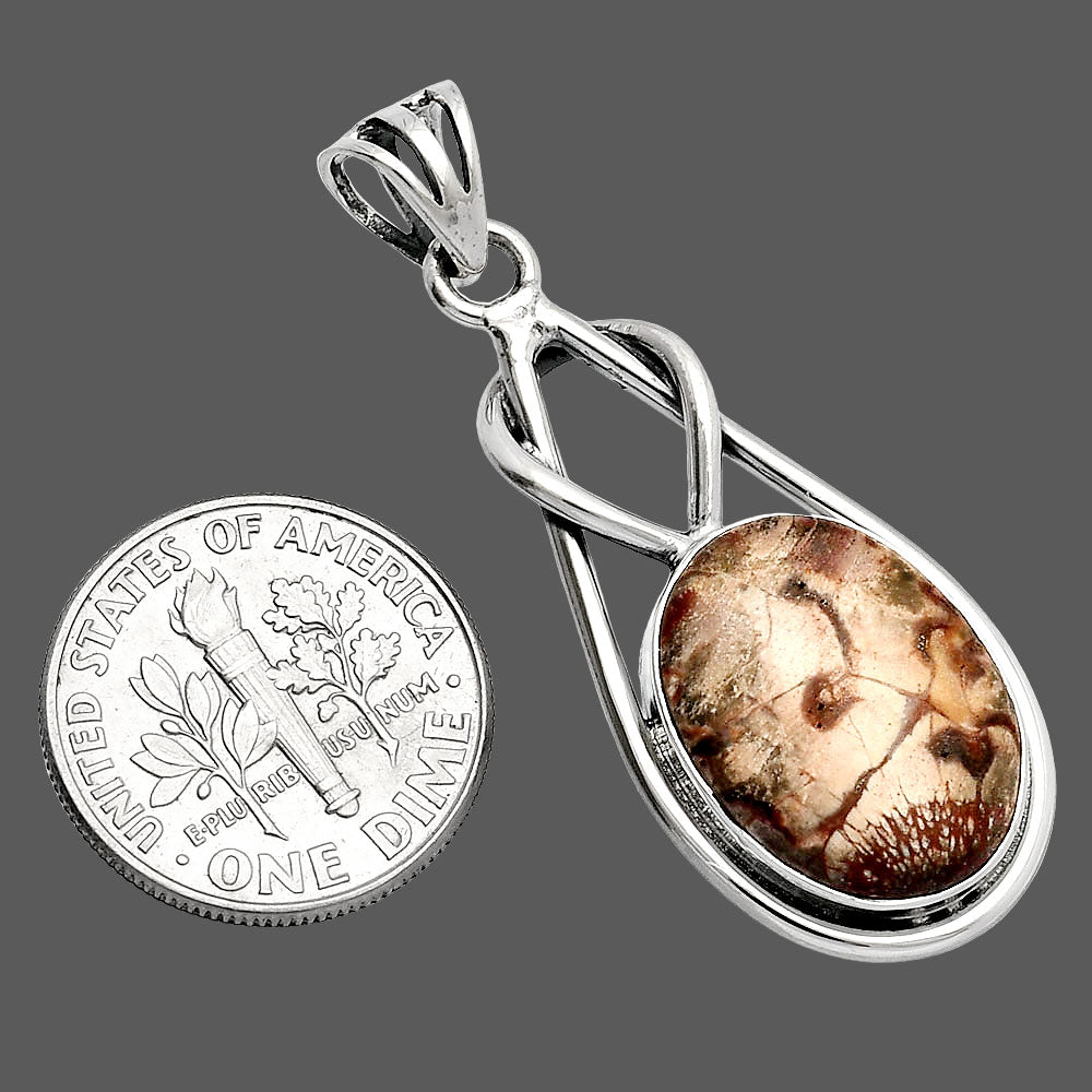 Natural Mexican Bird Eye Pendant P-1008 SDP146861