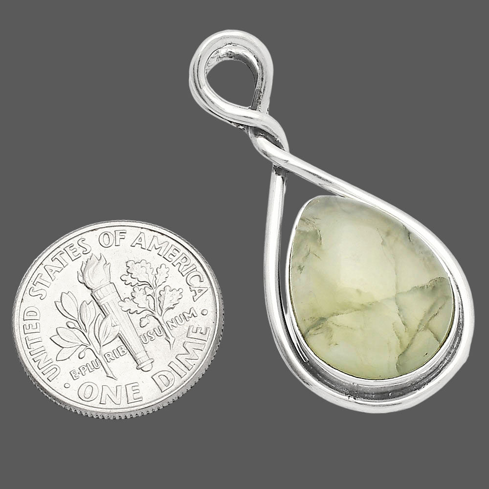 Natural Prehnite Pendant P-1017 SDP146921