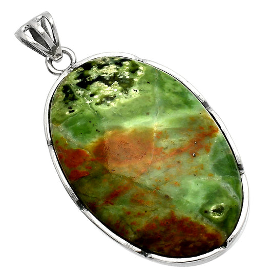 Natural Chrome Chalcedony Pendant P-1310 SDP146985