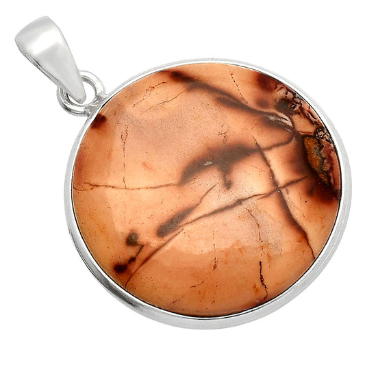 Natural Indian Paint Gemstone Pendant P-1001 SDP147072