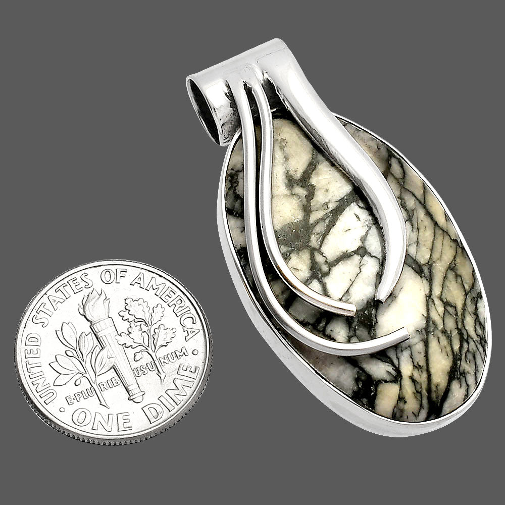 Natural Pinolith Stone Pendant P-1252 SDP147275