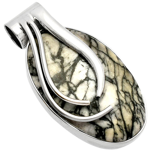 Natural Pinolith Stone Pendant P-1252 SDP147275