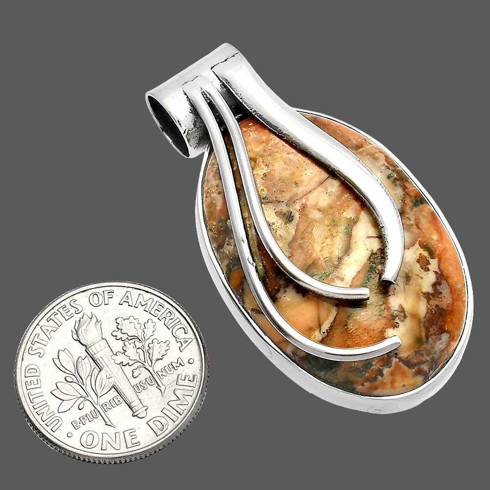 Natural Rosetta Picture Jasper Pendant P-1252 SDP147278