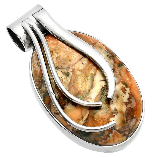 Natural Rosetta Picture Jasper Pendant P-1252 SDP147278