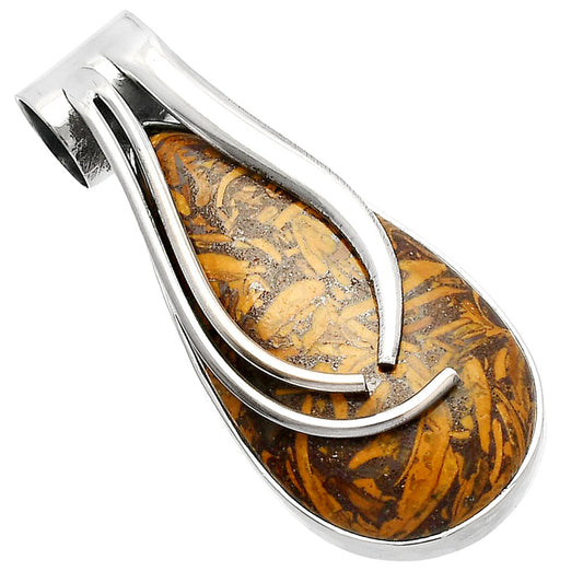 Coquina Fossil Jasper - India Pendant P-1252 SDP147282