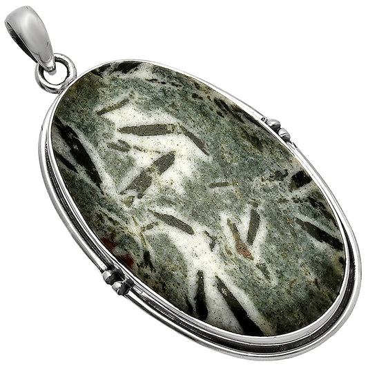 Natural Hornblende Pendant P-1064 SDP147339