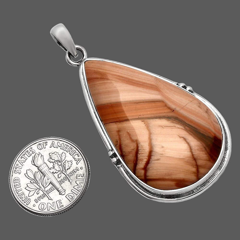 Natural Snake Skin Jasper Pendant P-1064 SDP147375