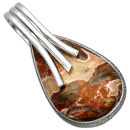 Natural Rosetta Picture Jasper Pendant P-1167 SDP147415
