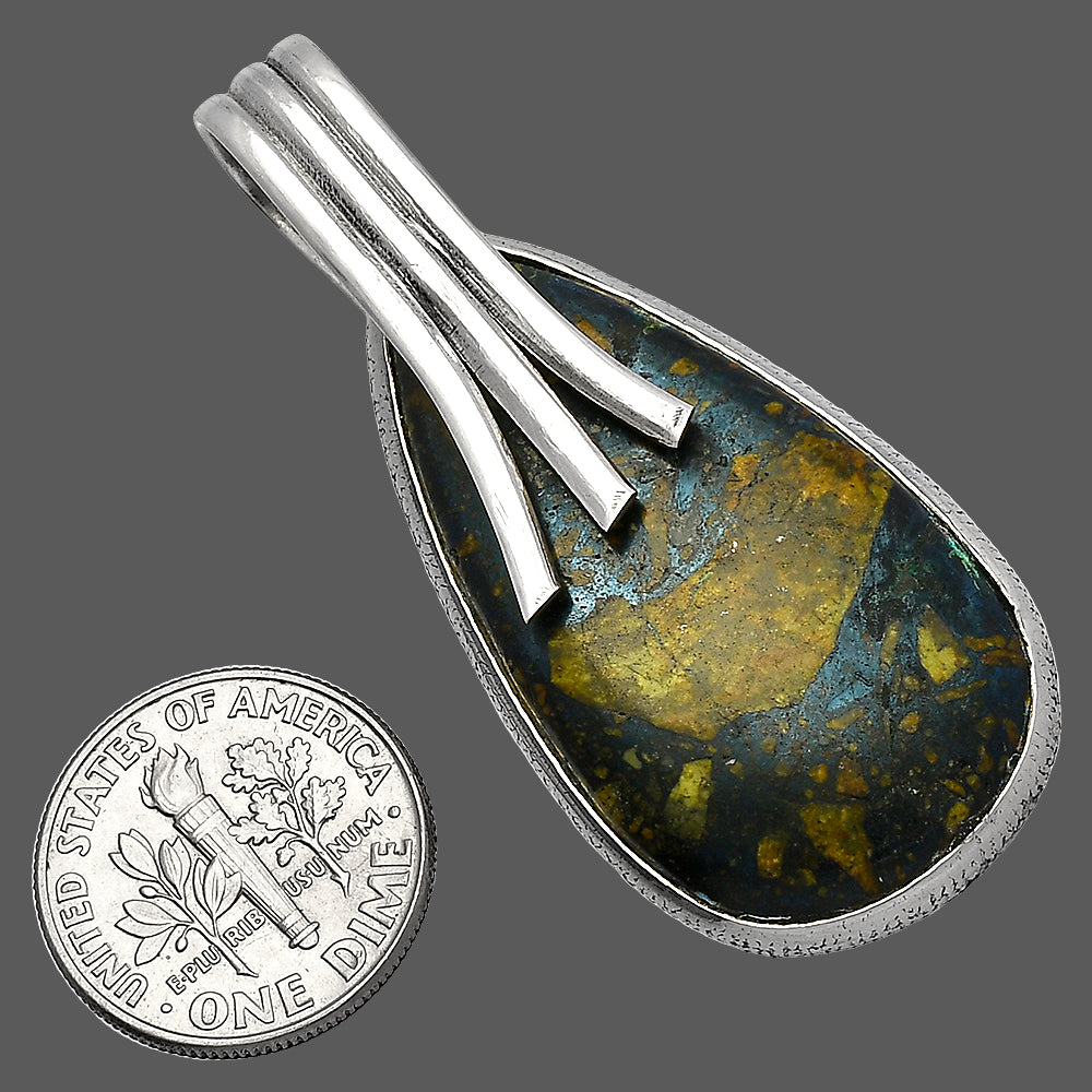 Natural Azurite Pendant P-1167 SDP147445