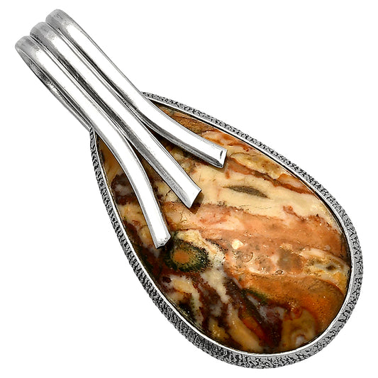 Natural Rosetta Picture Jasper Pendant P-1167 SDP147446