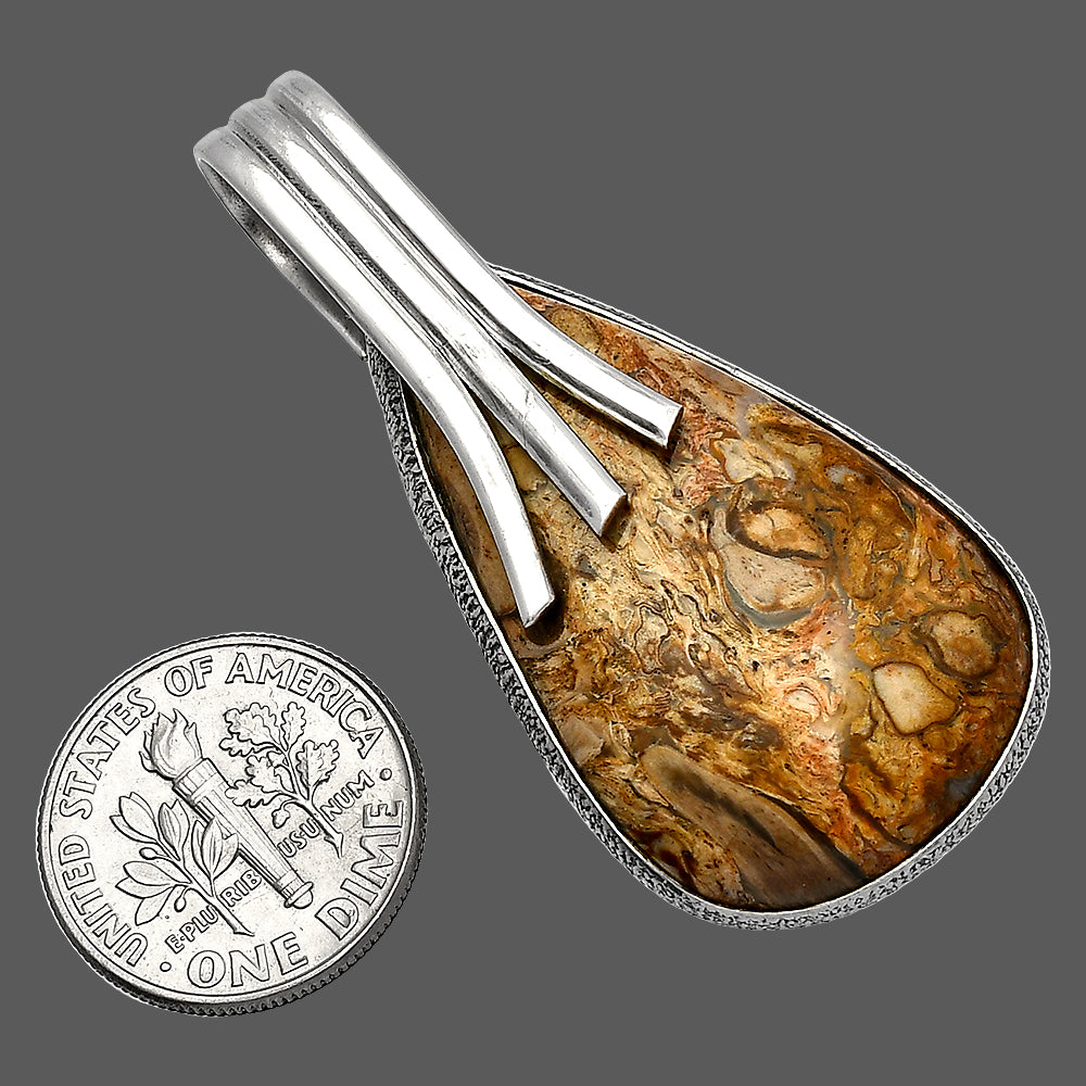 Natural Rock Calcy Pendant P-1167 SDP147451