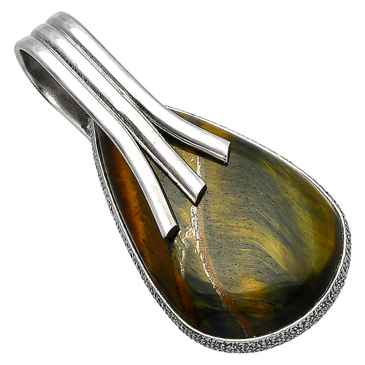 Natural Blue Tiger Eye Pendant P-1167 SDP147471