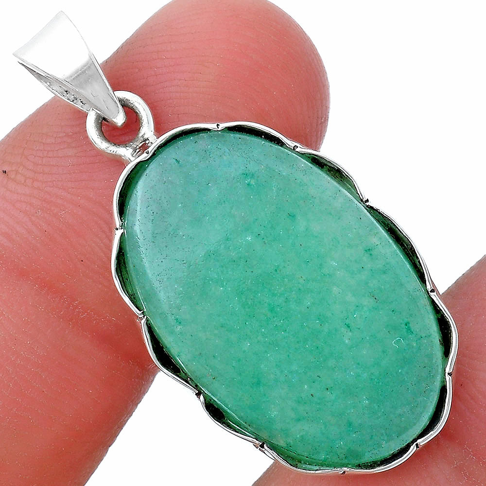 Natural Green Aventurine Pendant P-1555 SDP147720