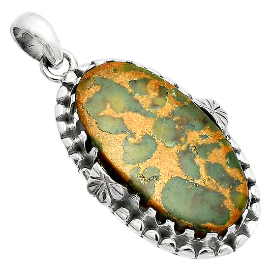 Natural Bamboo Jasper Pendant P-1730 SDP147912
