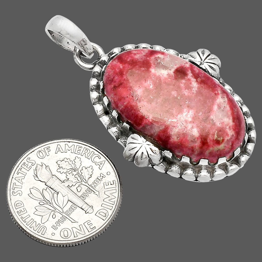 Natural Pink Thulite - Norway Pendant P-1730 SDP147921