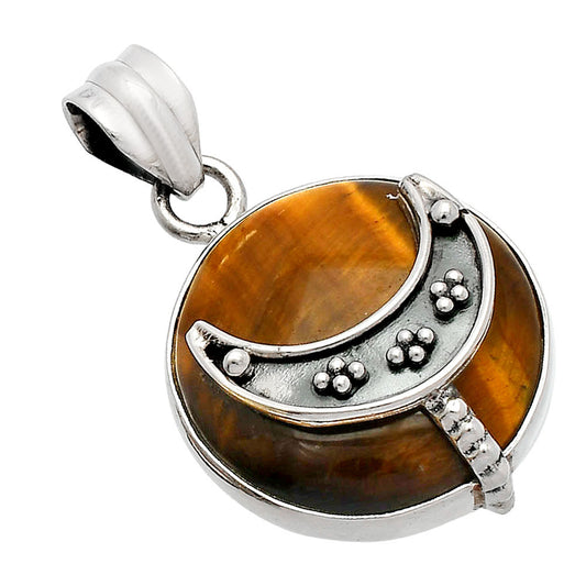 Crescent Moon - Tiger Eye - Africa Pendant P-1719 SDP148020