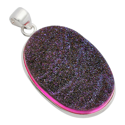 Titanium Druzy Pendant P-1001 SDP148151