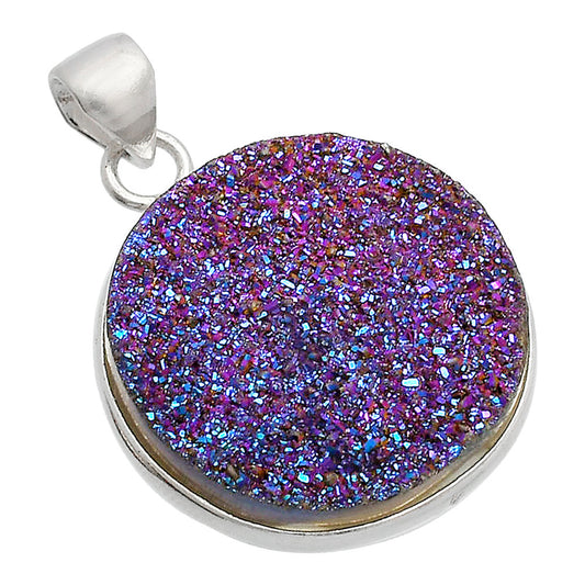 Titanium Druzy Pendant P-1001 SDP148158