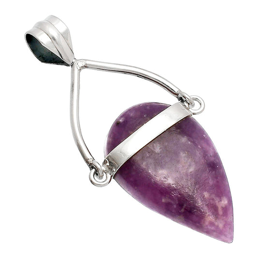 Natural Purple Lepidolite Pendant P-1726 SDP148168