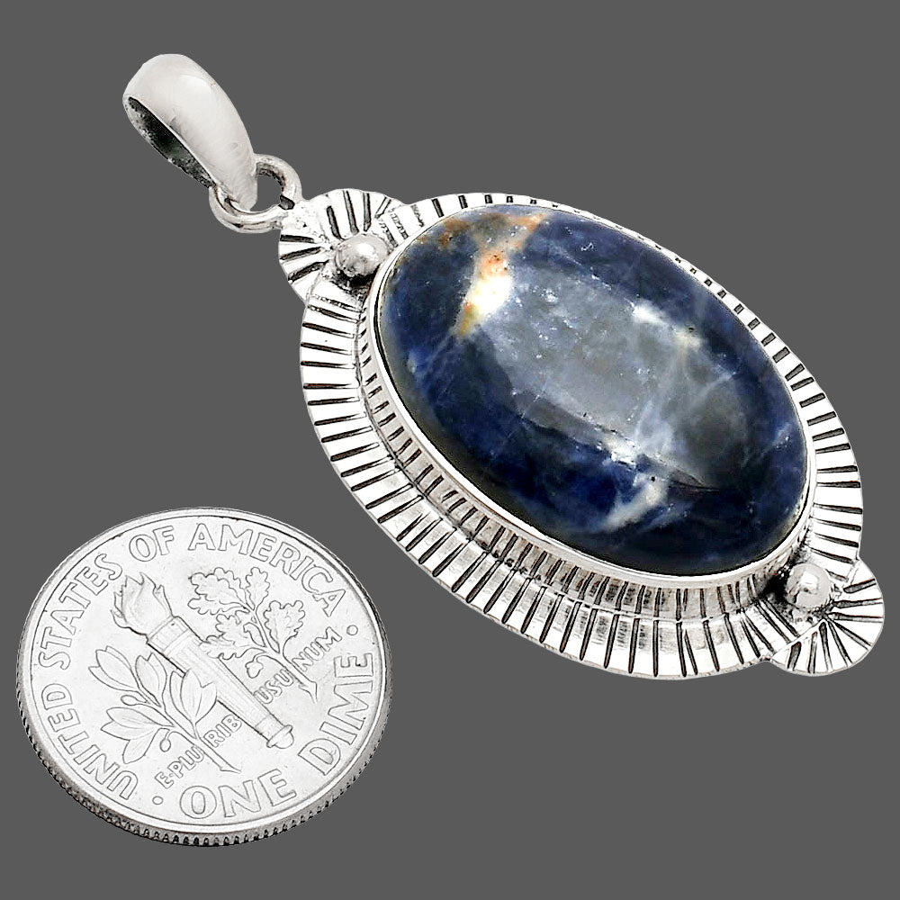 Natural Sodalite Pendant P-1732 SDP148250