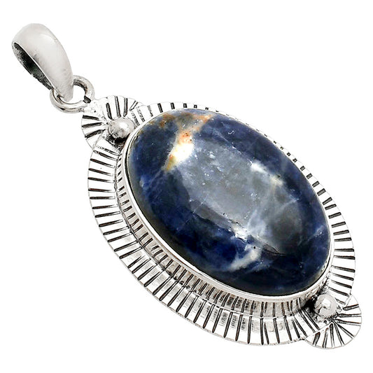 Natural Sodalite Pendant P-1732 SDP148250
