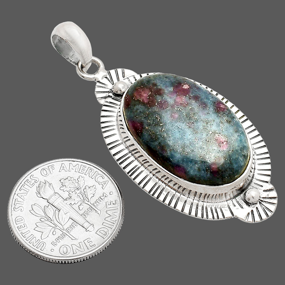 Natural Ruby In Kyanite Pendant P-1732 SDP148271