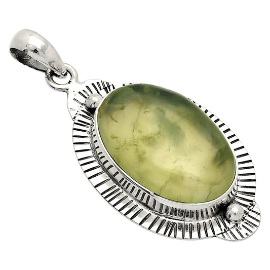 Natural Prehnite Pendant P-1732 SDP148298