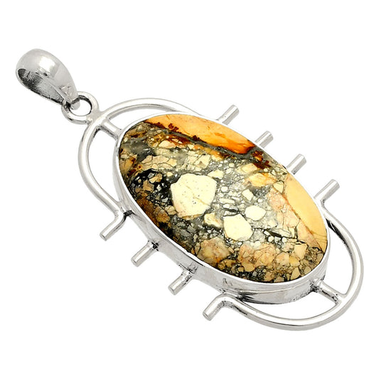 Natural Maligano Jasper - Indonesia Pendant P-1271 SDP148325