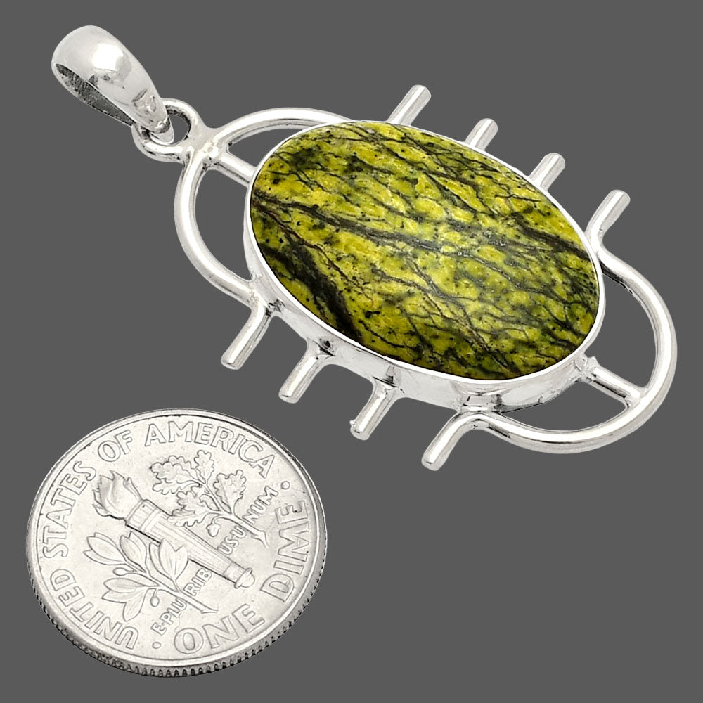 Natural Chrysotile Pendant P-1271 SDP148328