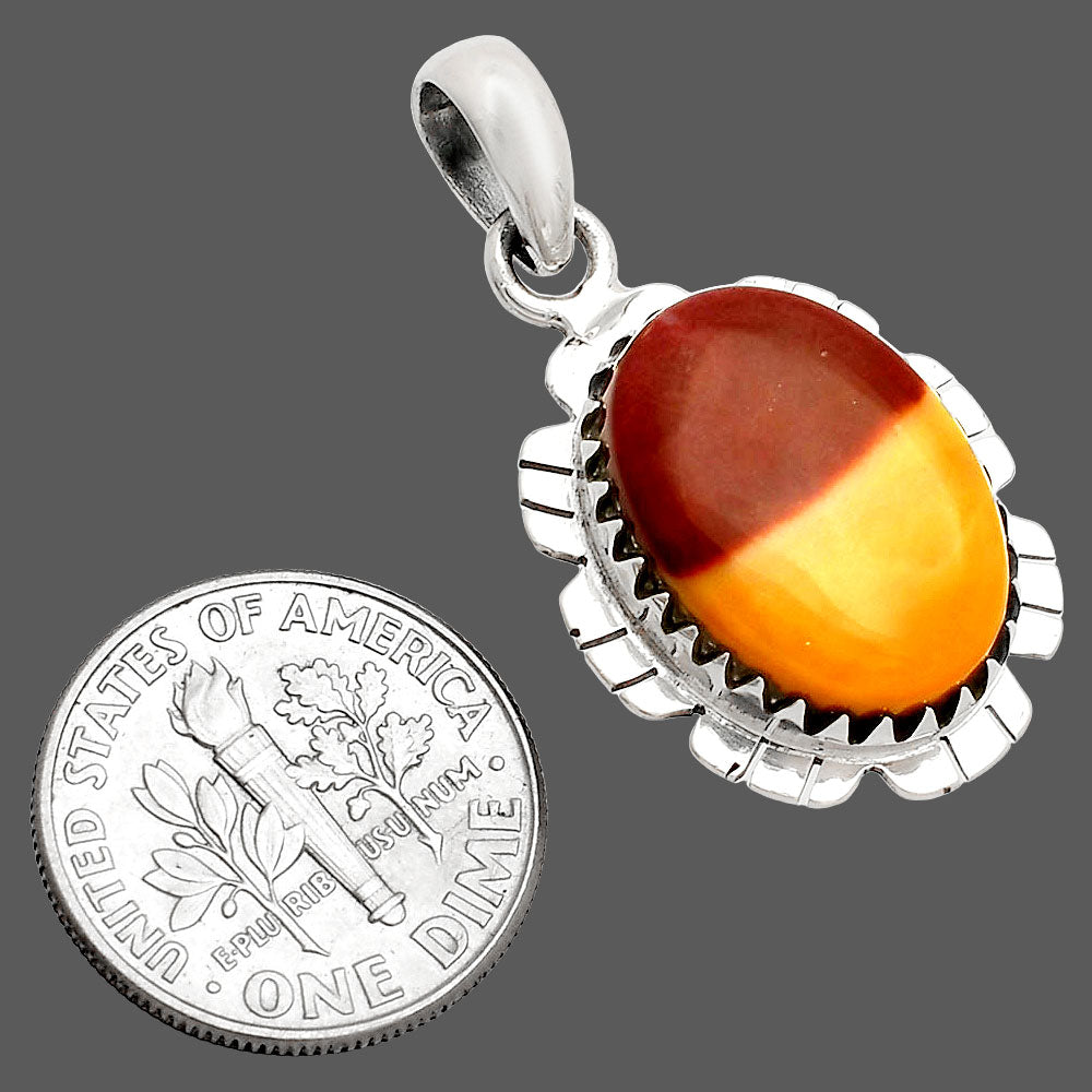 Natural Red Mookaite Pendant P-1347 SDP148567