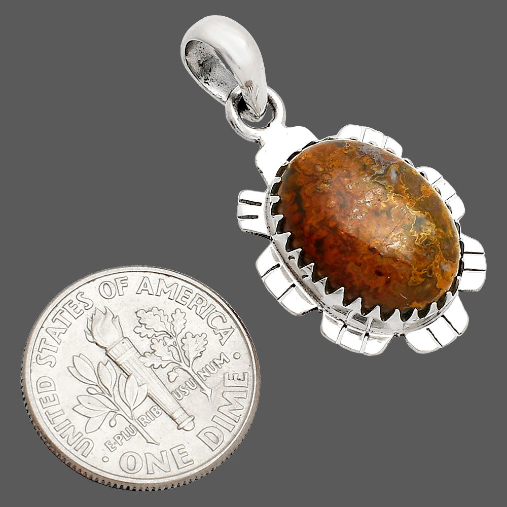 Natural Rare Cady Mountain Agate Pendant P-1347 SDP148572