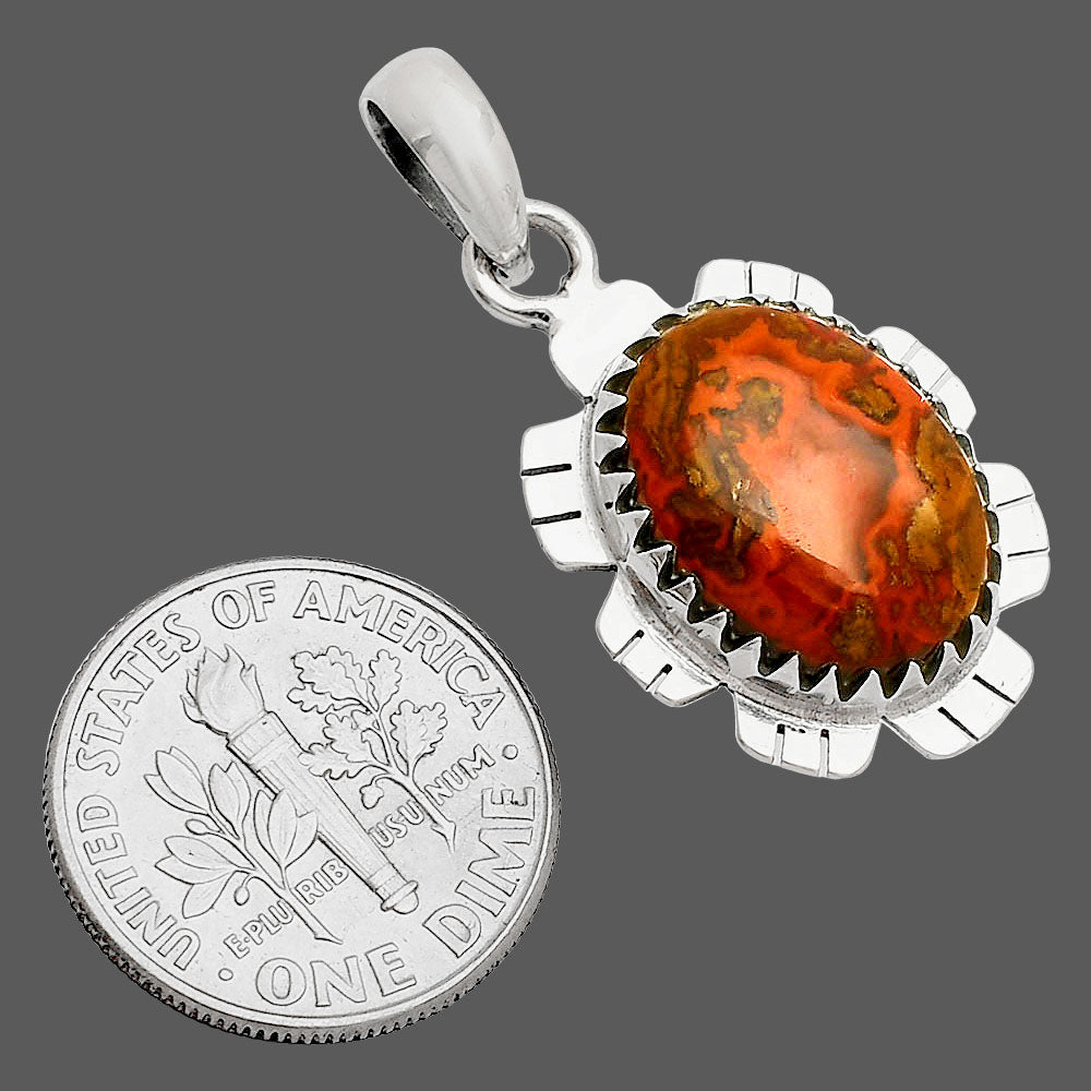 Natural Rare Cady Mountain Agate Pendant P-1347 SDP148579