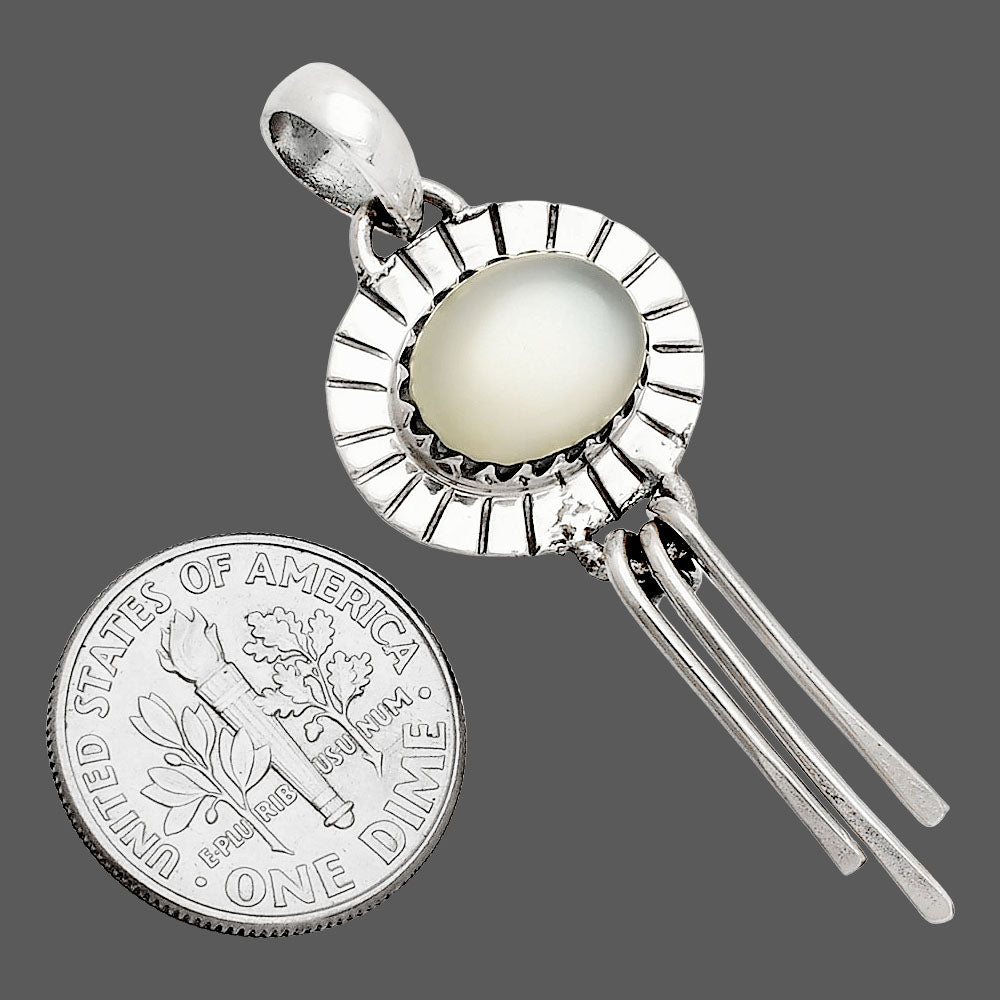 Natural Srilankan Moonstone Pendant P-1481 SDP148623