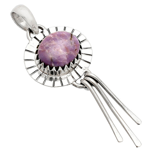 Natural Lavender Jade Pendant P-1481 SDP148653