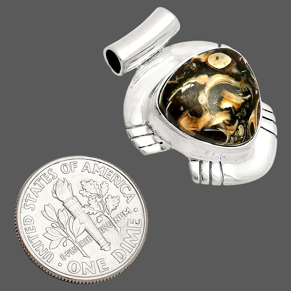 Natural Turtella Jasper - USA Pendant P-1598 SDP148783