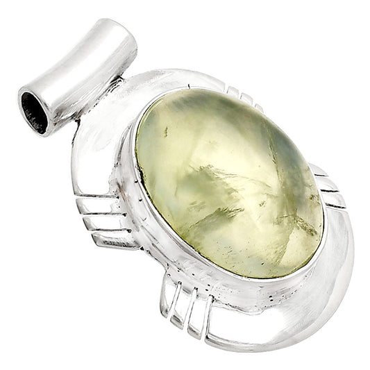 Natural Prehnite Pendant P-1598 SDP148801