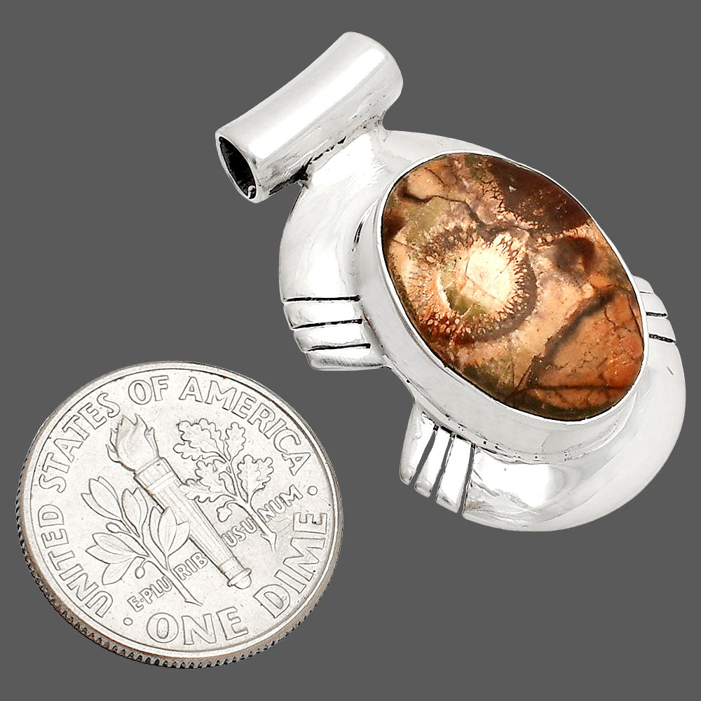 Natural Mexican Bird Eye Pendant P-1598 SDP148803